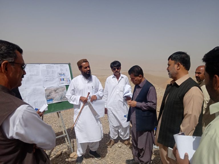 Visit of District Lasbella