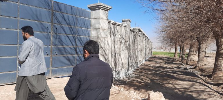 Visit of on-going scheme Const of Multipupose Hall Killi Imran Kasiabad Saryab Road costing Rs.35.00 million.