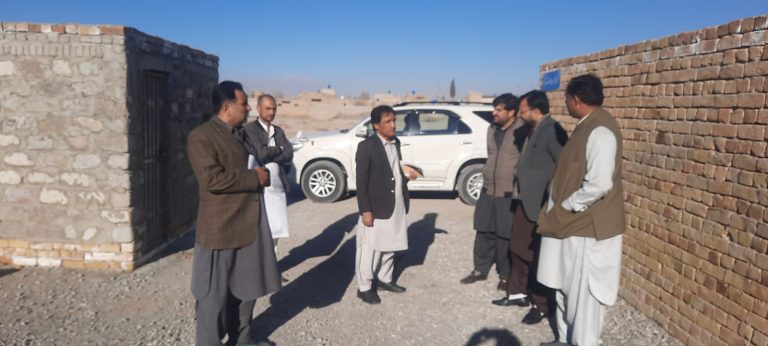 Visit of scheme const of roads at Killi Habib Saryab Road costing Rs.49.00 million