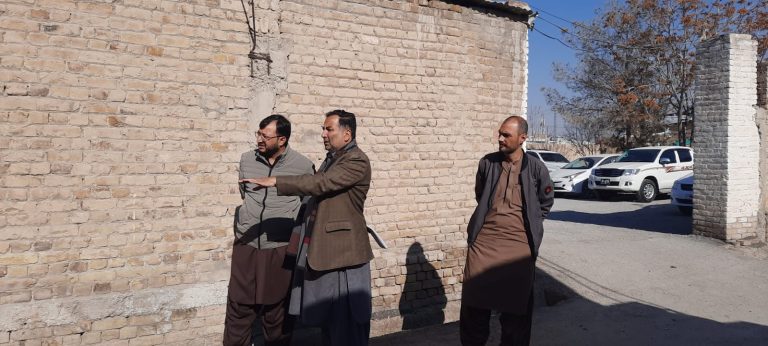 Visit of scheme BT of Roads & Sewerage System at Gulshan-e- Janan Saryab Road costing Rs.45.00 million