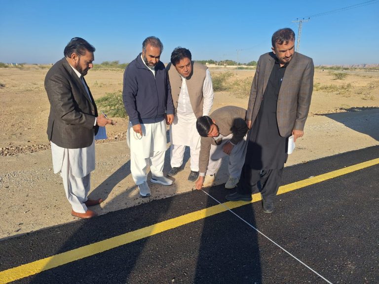Field Visit of Sui Ring Road District Dera Bugti by Member and Additional Members of CMIT