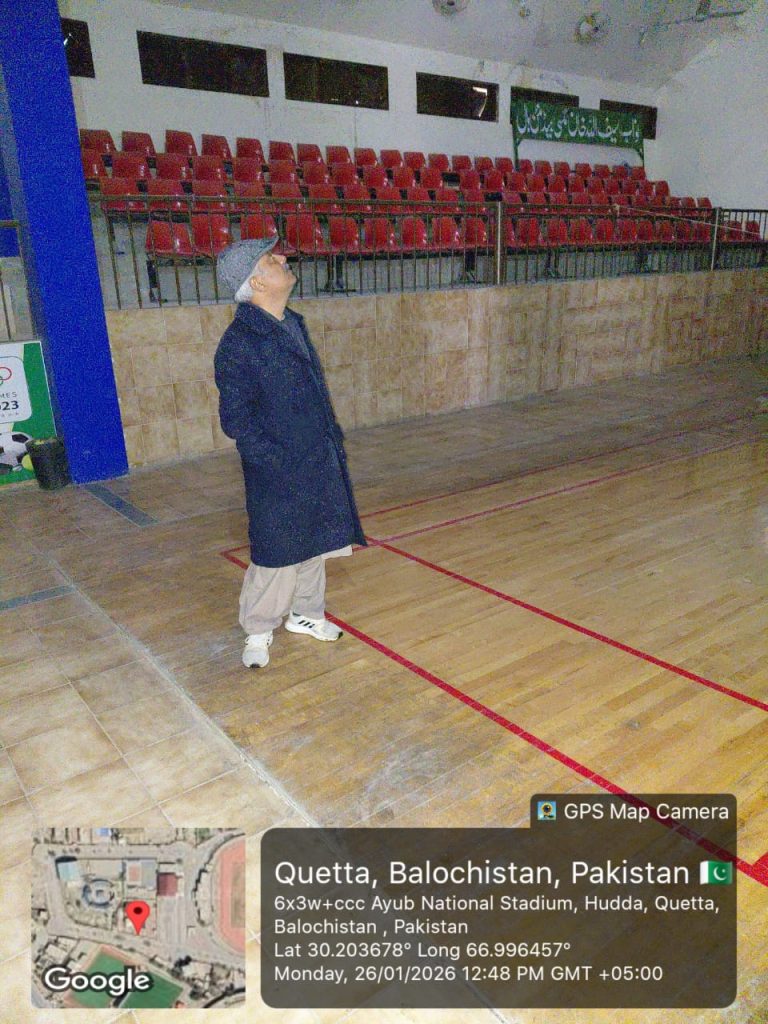 Arrangement for 33rd National Games Quetta