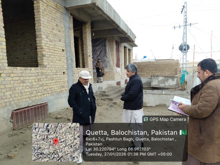 Construction of Library at Kharotabad