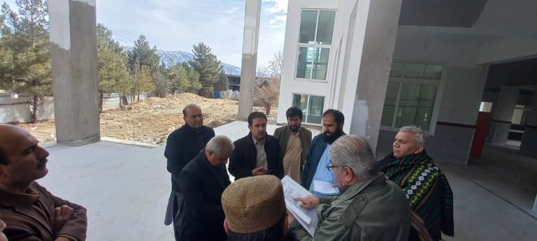 Re-Inspection of Scheme namely establishment of Cancer Hospital at Sheikh Zayed Hospital Quetta