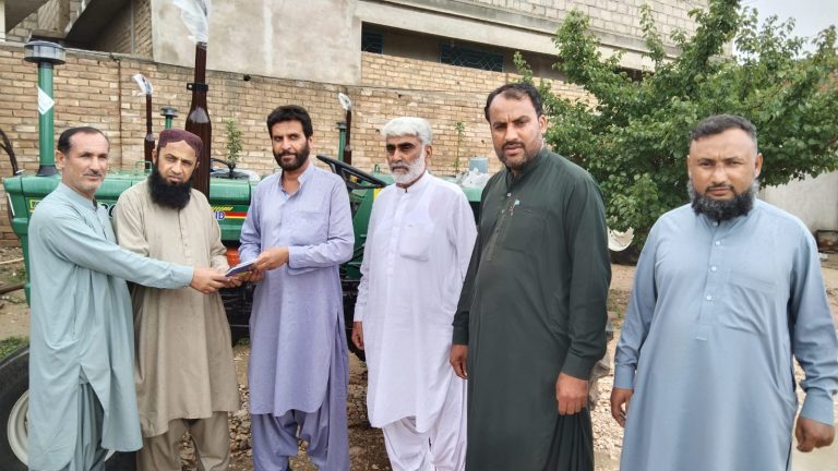 Distribution of Green Tractor Scheme by the Agriculture Engineering Department in district Kalat