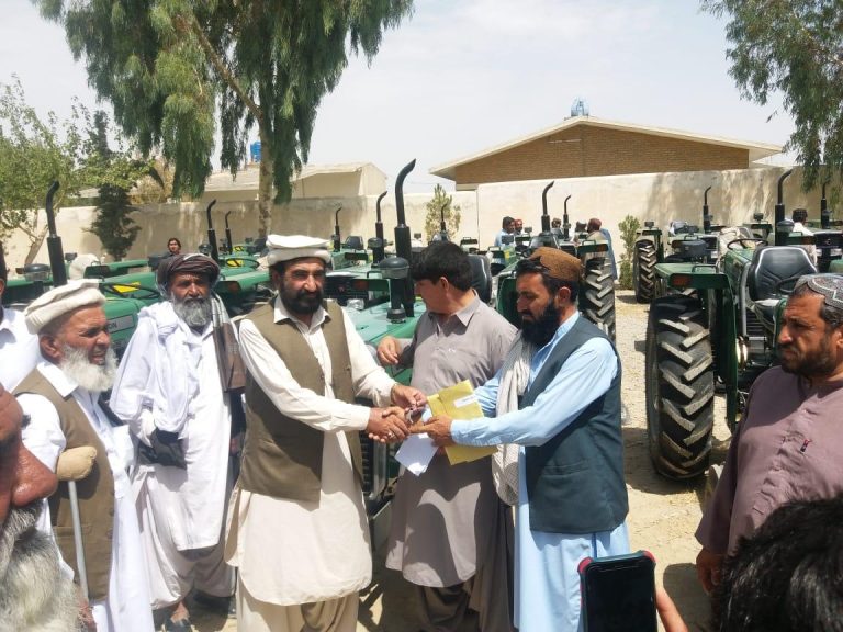 Distribution of Green Tractor Scheme by the Agriculture Engineering Department in district Killa Saifullah