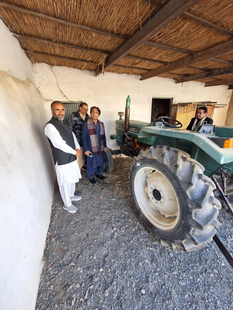 Distribution of Green Tractor Scheme by the Agriculture Engineering Department in district Sherani