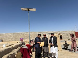 Inspection of  Providing and Installation of Home Solar System at Killi Aghbarg, Noshar,Kuchlack, Baleli, Quetta